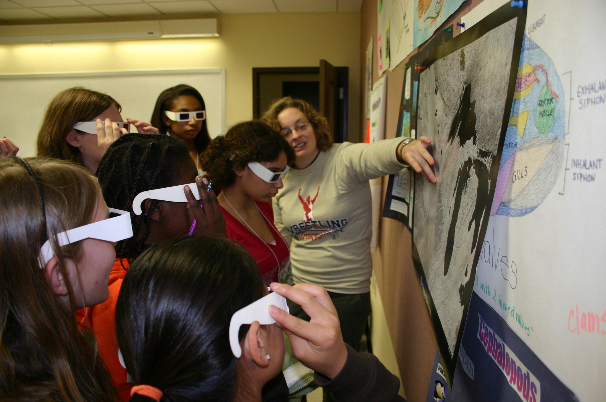 Girls from the Madison, Wisconsin EYH conference see science from a different perspective!